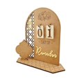 thumbnail image 1 of Wooden Ramadan Calendar Decorations Countdown Calendars Decorations 30 Day Eid Mubarak Ramadan Part, 1 of 5