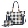 Checkered Navy
