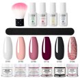 thumbnail image 1 of ROSALIND Dip Powder Kit para principiantes 6 colores Dipping Nail yeacher Kit de belleza de uñas, 1 of 7