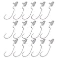 thumbnail image 4 of Cebo para señuelo de pesca, 3 bolsas con cabezales de manivela, gancho con cabezales de manivela, cebo con señuelo Artificial, rendimiento confiable, 4 of 9