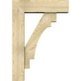 thumbnail image 3 of Ekena Millwork 8"W x 28"D x 40"H Merced Block Rough Sawn Bracket w/ Offset Brace, Douglas Fir, 3 of 25