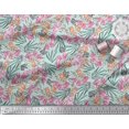 thumbnail image 3 of Soimoi Polyester Crepe Fabric & Orchids Floral Decor Fabric Printed Yard 52 Inch Wide, 3 of 3