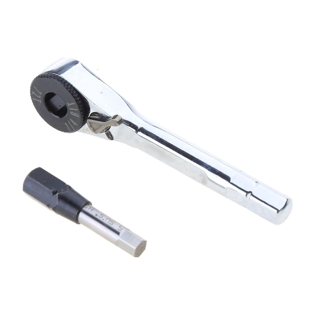 CEORPER Multifunction 1/4inch Mini Ratchet Set Screwdriver Bit Socket Small Ratcheting Wrench Extension Bit Holder Wrench