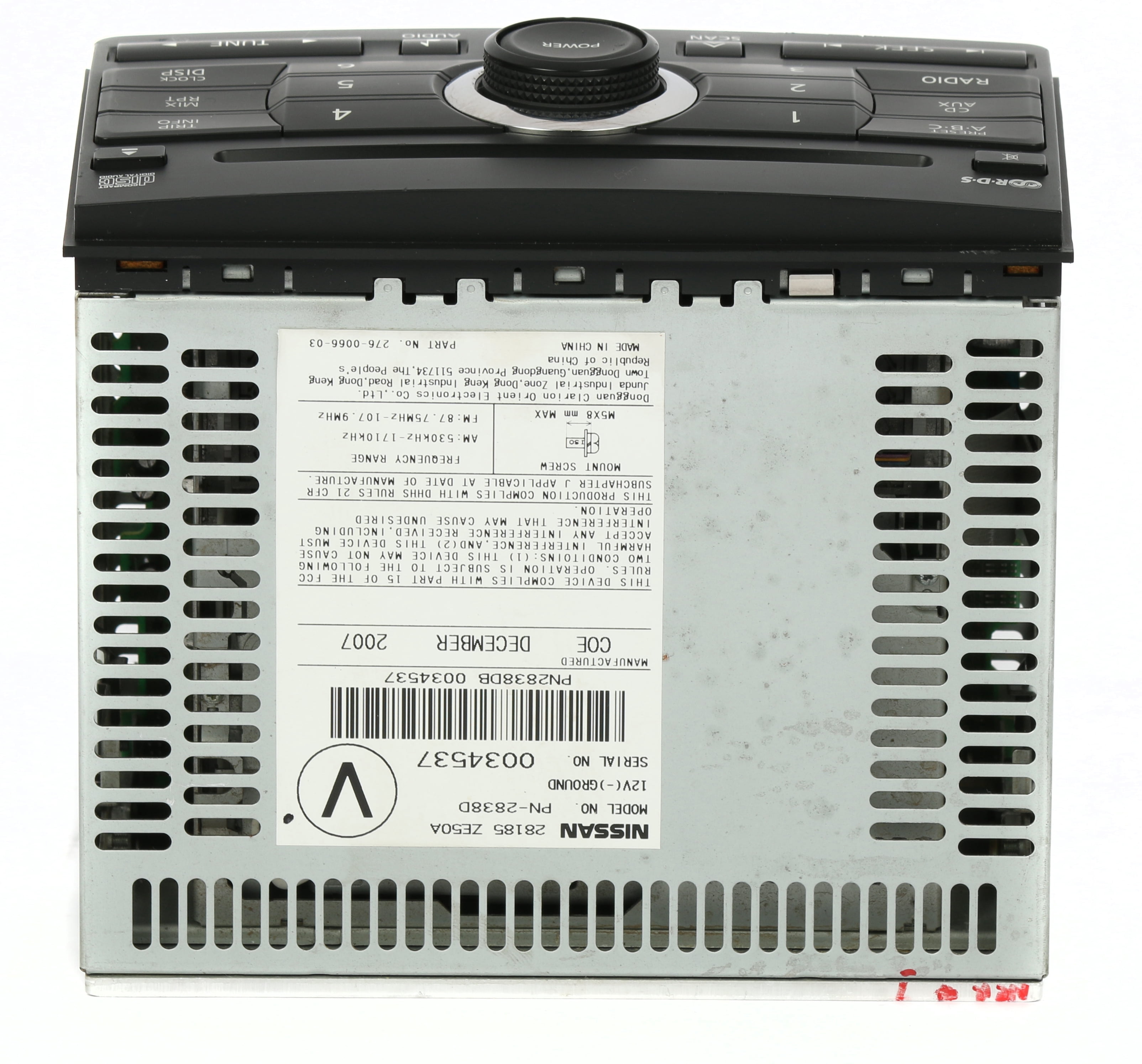 1 Factory Radio 638-50825-D AM FM Radio CD Player Fits 08 Maxima Fits select: 2008 NISSAN MAXIMA