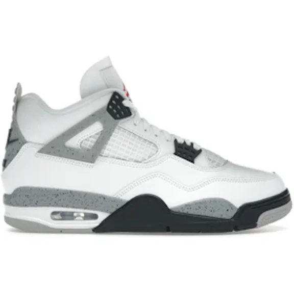 Jordan 4 Retro White Cement (2025) (Summit White/Fire Red-Tech Grey-Black) - Size 14