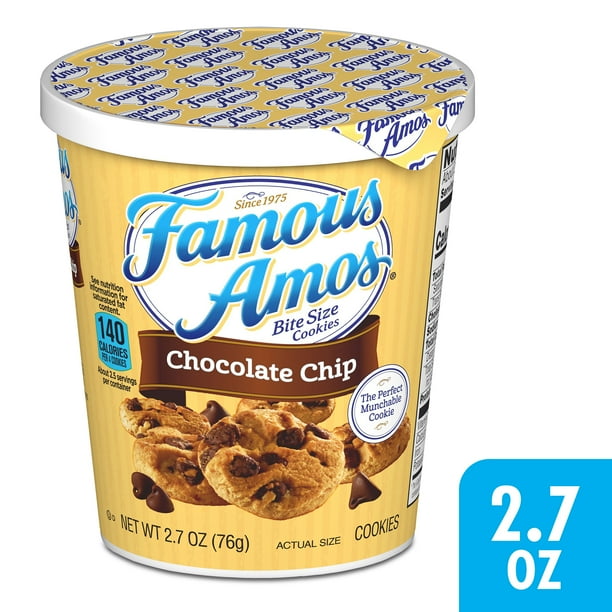 Famous Amos Chocolate Chip BiteSize Cookies, 2.7 oz
