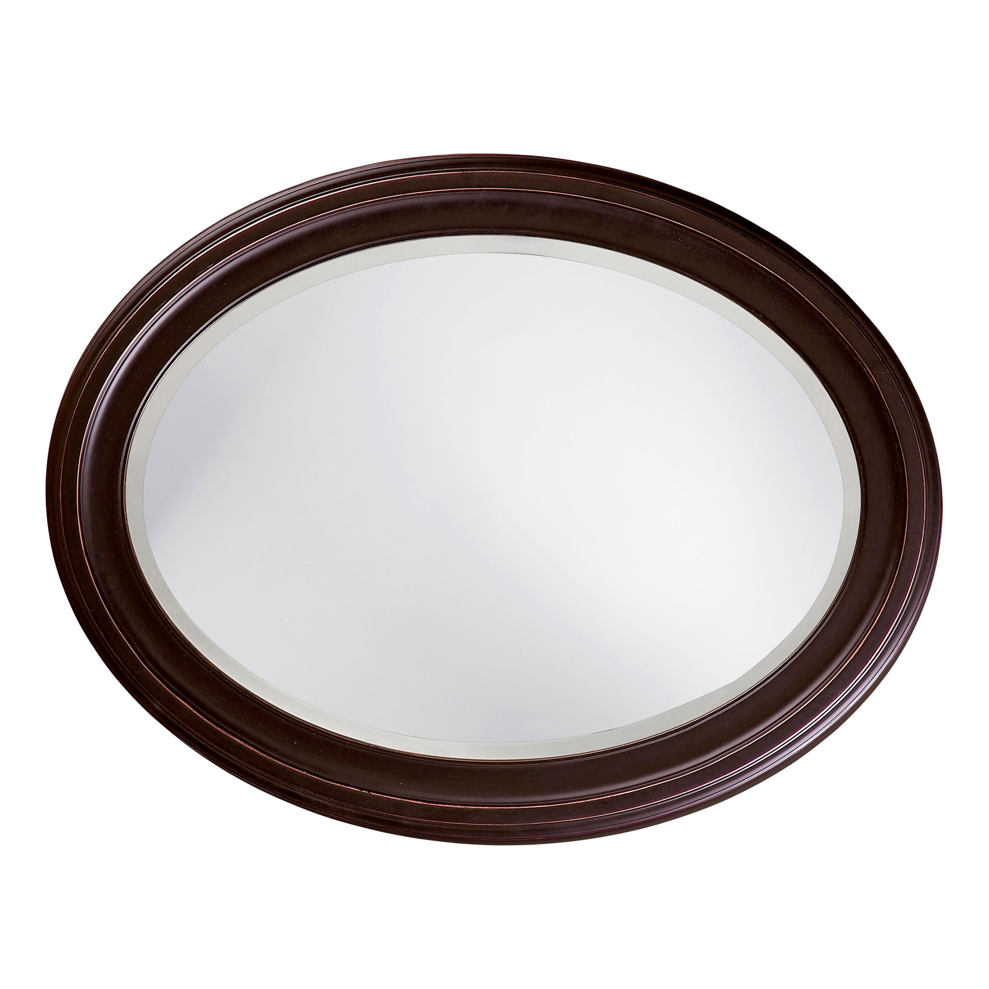 Tyler Dillon George Wood Framed Oval Wall Mirror - 25" x 33" x 1"