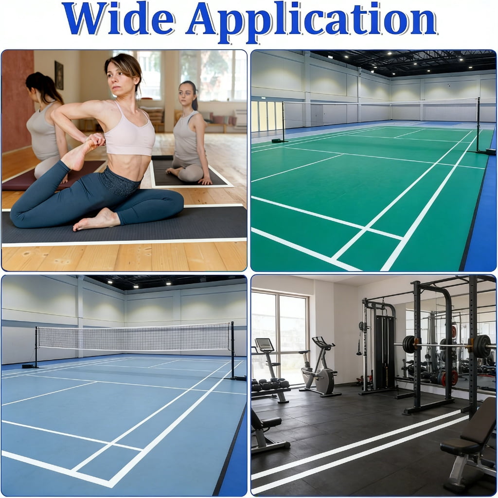 Miiottaa Multiple Purpose Grip Floor Tape Featuring Powerful Bond for Playgrounds Gyms