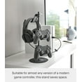 thumbnail image 2 of Yamazaki Home Controller Stand, Black, Steel, Adjustable Tiers, 2 of 7