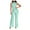 B Mint Green, variant on Idoravan Womens Jumpsuits and Rompers Summer Women'S Solid Color High-Waisted Sleeveless Round Neck Off-The-Shoulder Sequin Slim Long Sequin Romper