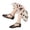 Black, variant on Women's Closed Round Toe Flats Braided Caged Sandals Strappy Comfortable Ankle Strap Flat Dressy Sandals for Casual Walking Beige 10