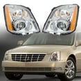 thumbnail image 6 of SEBLAFF Right+Left Headlight For 2008-11 Cadillac DTS HID/Xenon Projector Chrome Housing, 6 of 7