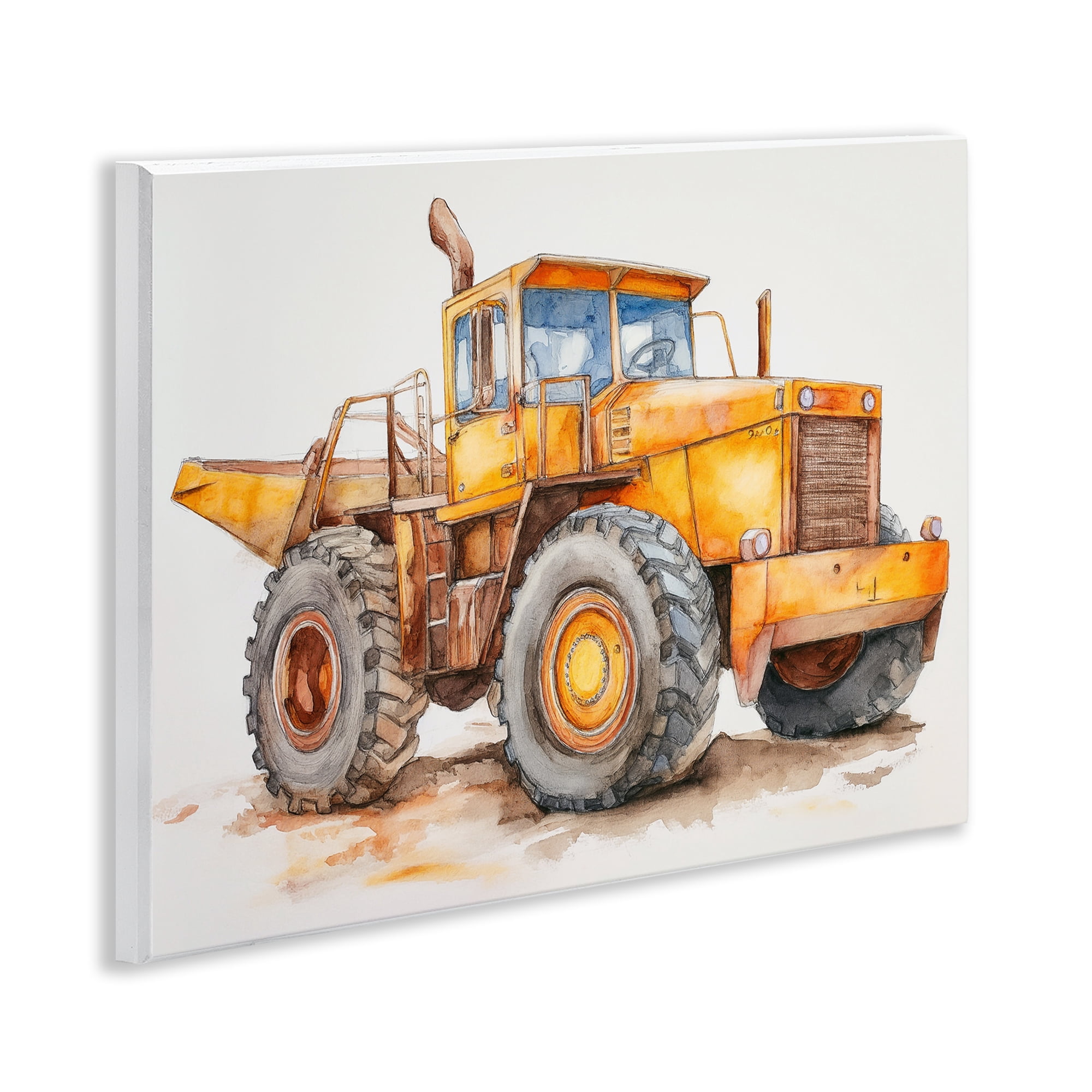 Stupell Industries Construction Truck Whimsicality Wall Plaque Art, design by Steve Hunziker
