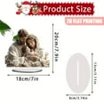 thumbnail image 2 of Dvkptbk Nativity Scene Display Easter Acrylic Nativity Scene Su N Catcher Small Decoration Waterproof Wear-Resistants Desk Counter Decoration Easter Decorations, 2 of 5