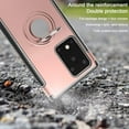 thumbnail image 3 of SOATUTO Heavy Duty Protection 360 Rotating Metal Hidden Ring Bracket Mixed Double case for for Galaxy S20 Plus 6.7 inch (Rose Gold), 3 of 8