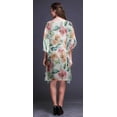 thumbnail image 4 of Bimba Watercolor LadiesÂ&nbsp;KaftanÂ&nbsp;Holiday Loungewear Midi Dress Beach Coverup-4X-5X, 4 of 5