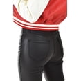 thumbnail image 3 of Jeggings juvenil tipo vinipiel, 6110 (Negro) negro CH, 3 of 5