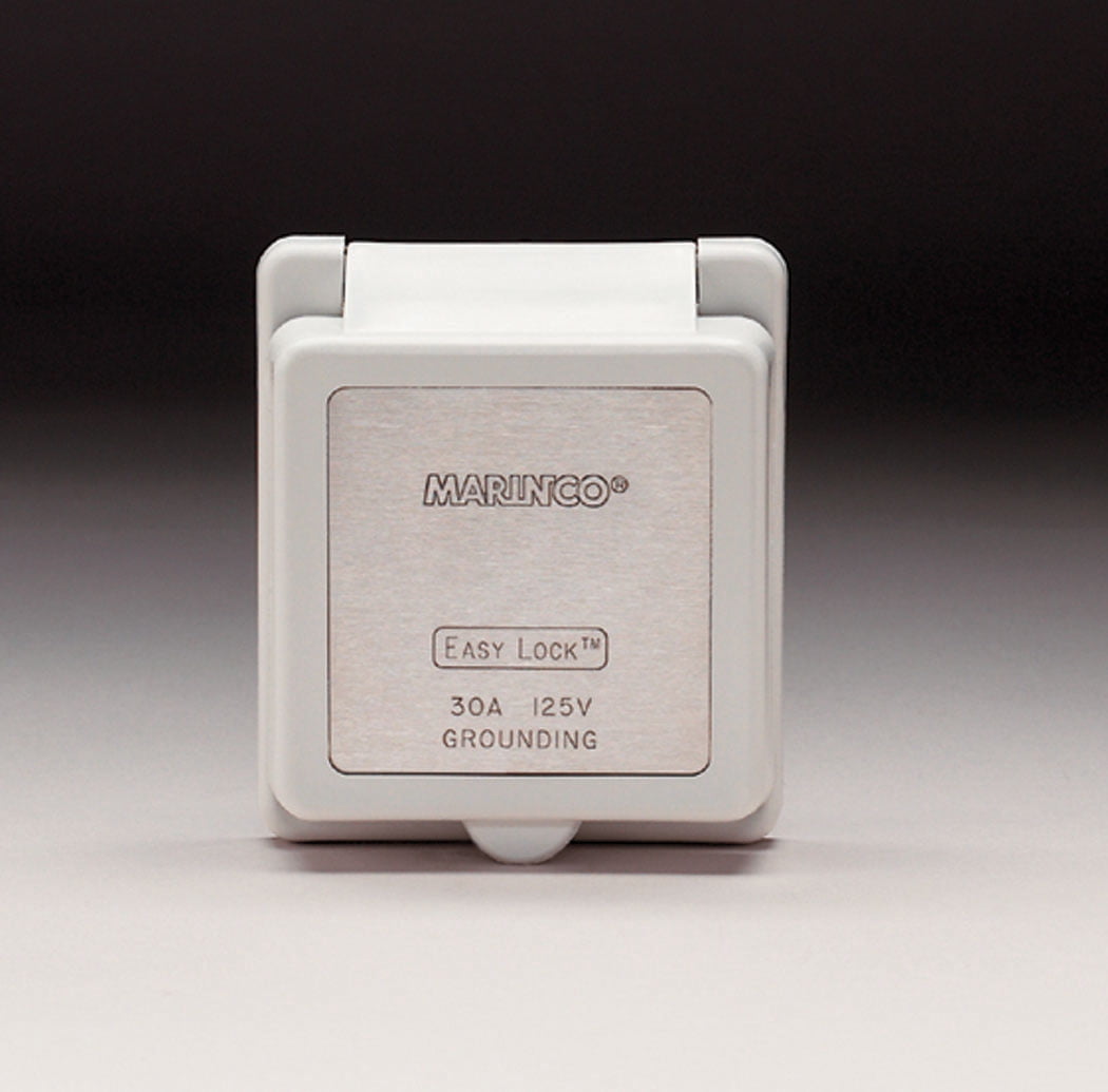Marinco 301ELCB Receptacle Cover For 30 Amp/ 125 Volt AC Receptacles