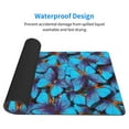 thumbnail image 3 of Sikiie Blue Butterflies Mouse Pad, 16x29.5 Mousepad Desk Mat in Anti-Slip Rubber Mousepads Mat for Game Office Laptop Computer, 3 of 8