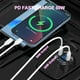 thumbnail image 4 of Cargador de coche Hapytrip de 4 puertos, 12 V, salida USB, 78 W PD y QC, 4 of 7