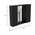 thumbnail image 4 of Nmkwnr Double Door Wall Cabinet with Mirror and 1 Open Shelf, 4 of 7