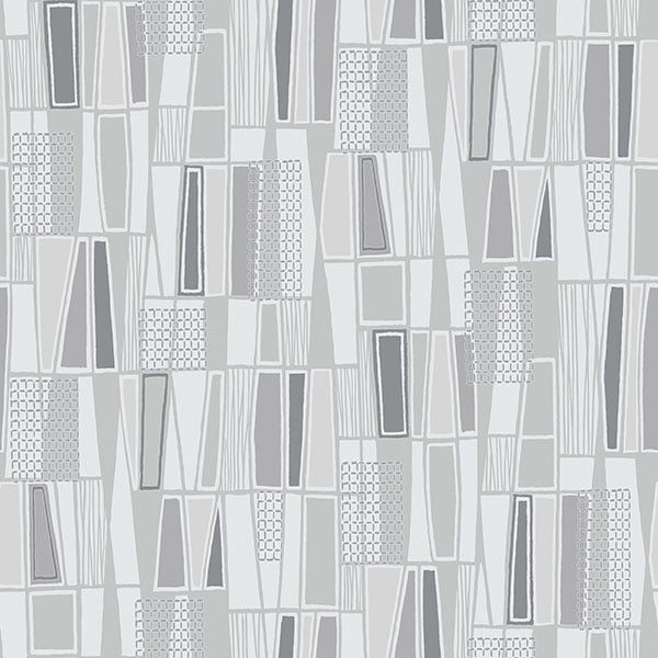 Boråstapeter Taavi Grey Retro Geometric Wallpaper Boråstapeter Taavi Grey Retro Geometric Wallpaper