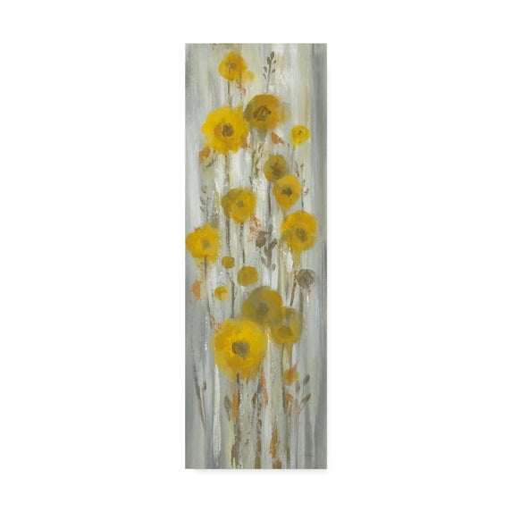 Trademark Fine Art 'Roadside Flowers I Crop' Canvas Art by Silvia Vassileva