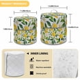 thumbnail image 6 of Country Lemon Pressure Cooker Cover Leaf Flowers Watercolor Plants Farmhouse Dust Cover for Kitchen Appliances with Top Handle & Storage Pockets, Fits 6 Quart Instant Pot, Air Fryer, Crock Pot, 6 of 9