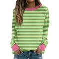 thumbnail image 2 of Ayfxijin Pullover Sweaters for Women,Women's Winter Halloween Hoodless Long Sleeve O-Neck Loose Printed Sweatshirts, 2 of 5