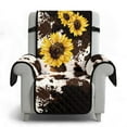 thumbnail image 6 of TSOVTHRID Sunflower Cow Pattern Recliner Cover Non-Slip Recliner Comfy Sofa Slipcover Recliner Cover 1 Seat Couch Protector Soft Furniture Protector Covers with Pocket, 6 of 7
