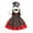 Black, variant on Kids Blue Bavarian Dirndl Dress Traditional German Oktoberfest Costume Girls 4 Years with Apron & Headscarf Set,Size 4 T
