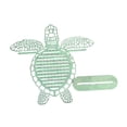 thumbnail image 3 of Organizador de joyas con forma de tortuga, expositor de pendientes, expositor creativo de joyas Verde, 3 of 9
