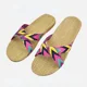 thumbnail image 3 of nuevas zapatillas de moda para hombre y mujer, zapatillas antideslizantes de verano para parejas en casa, zapatillas de interior, zapatos diarios cruzados de lino, 3 of 5