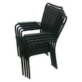 thumbnail image 2 of Oakland Living Splat Back Faux Wood and Steel 5 Piece Rectangular Patio Dining Set, 2 of 6