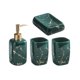 thumbnail image 1 of Juego de accesorios de baño de 4 piezas que incluye: dispensador de jabón, vasos for enjuague bucal y jabonera., 1 of 6