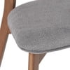 Noble House Sadie Indoor Rubberwood Dining Set, Dark Gray, Walnut