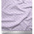 thumbnail image 1 of Soimoi Polyester Crepe Fabric Anchor Hook Shirting Print Fabric by The Yard 52 Inch Wide, 1 of 3