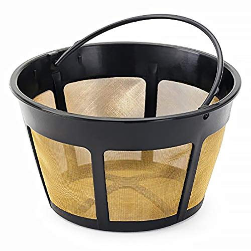 NRP (Taller) 12-cup Screen Bottom Permanent Coffee Filter Replacement for KitchenAid Coffeemaker & More Brand