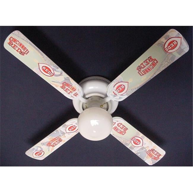 Ceiling Fan Designers 42fan Mlb Cin Mlb Cincinnati Reds Baseball