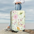 thumbnail image 7 of Haiem bird and butterfly Pattern Luggage Cover Printed Suitcase Covers for Luggage Elastic Washable Suitcase Protector Fits 18-32 Inch Luggage-X-Large, 7 of 7