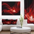 thumbnail image 2 of Designart Dark Red Vector Canvas Wall Art, 2 of 4