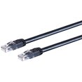 thumbnail image 1 of Monoprice 136209 Cat6 Outdoor Rated Ethernet Patch Cable - 5' - Black | Snagless RJ45, Stranded, 550MHz, UTP, Pure Bare, 1 of 4