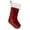 Red and White, variant on PMU Christmas Velvet Plush 1 Pc Red and White Stocking