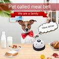 thumbnail image 3 of 2pcs-Pet Ordering Bell Ringing Dog Trainer-Blanco + botón negro Adepaton LL-1618, 3 of 7