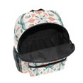 thumbnail image 6 of FORMRS School Backpack with Front Zippered Pocket 12" Student Travel Daypack, Green Geometric Pattern, 6 of 6