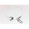 thumbnail image 4 of 3-Pack Fluorocarbon Clear Fishing Leader Lines for Saltwater and Freshwater Environments - 18" L, 80# Fish Strings - Included Swivels and Snaps for Easy Attachment of Lure or Bait, 4 of 4