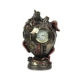 thumbnail image 1 of Bronze Finished Steampunk Human Heart Desk Clock 4.5 Inches High, 1 of 4
