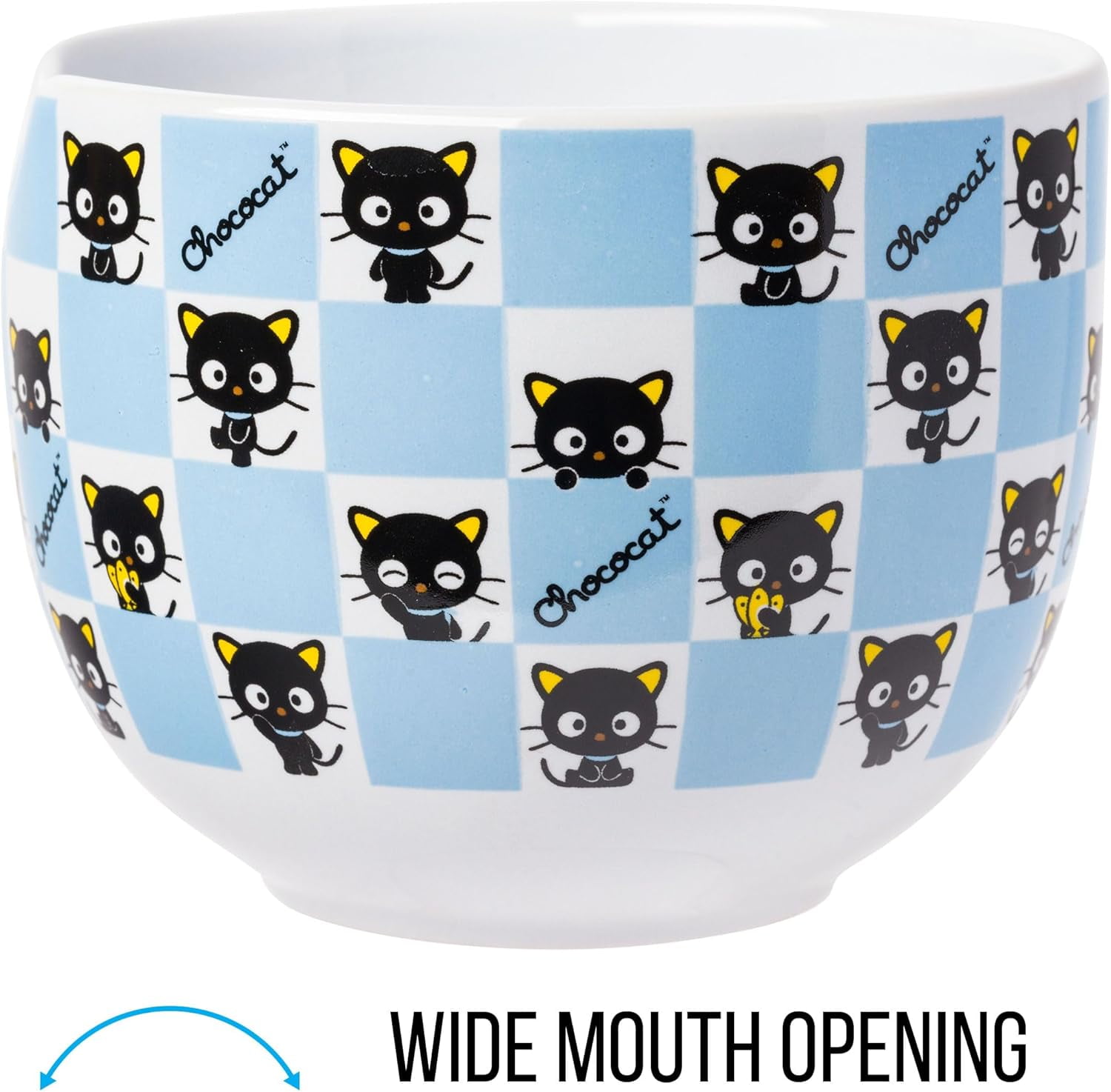 Silver Buffalo Hello Kitty and Friends Chococat Checkered Pattern