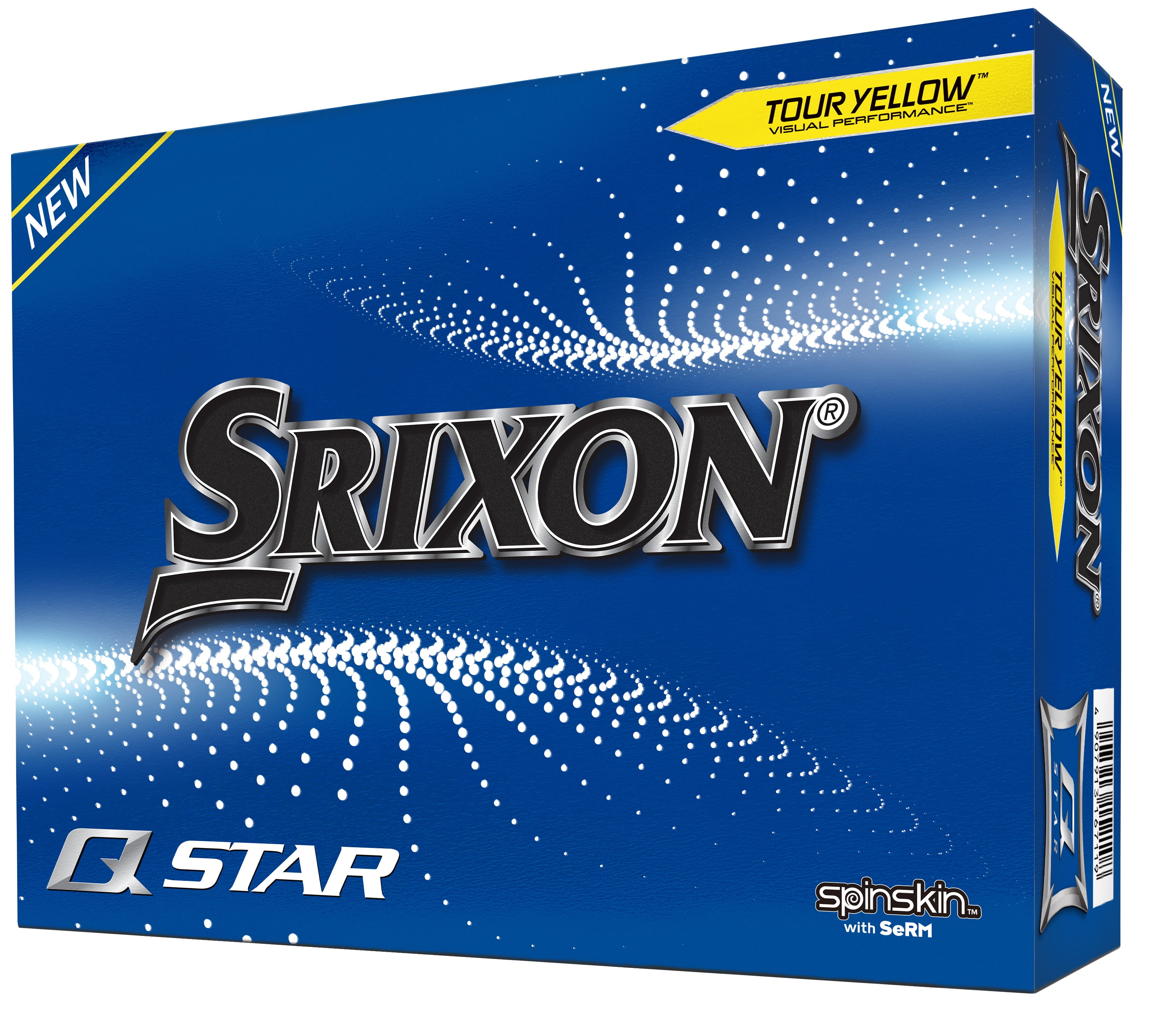 Srixon Q Star Premium Golf Balls, Yellow, 12 Pieces