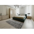 thumbnail image 4 of Ahgly Company Indoor Rectangle Mid-Century Modern Gunmetal Gray Oriental Area Rugs, 4' x 6', 4 of 6